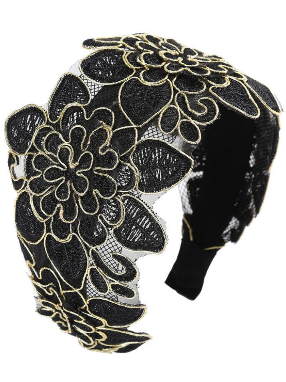 Fashion Women's Wide Headband Lace Hairband Hair Band Accessories Head Wrap